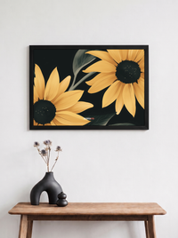 Girasoles al Atardecer