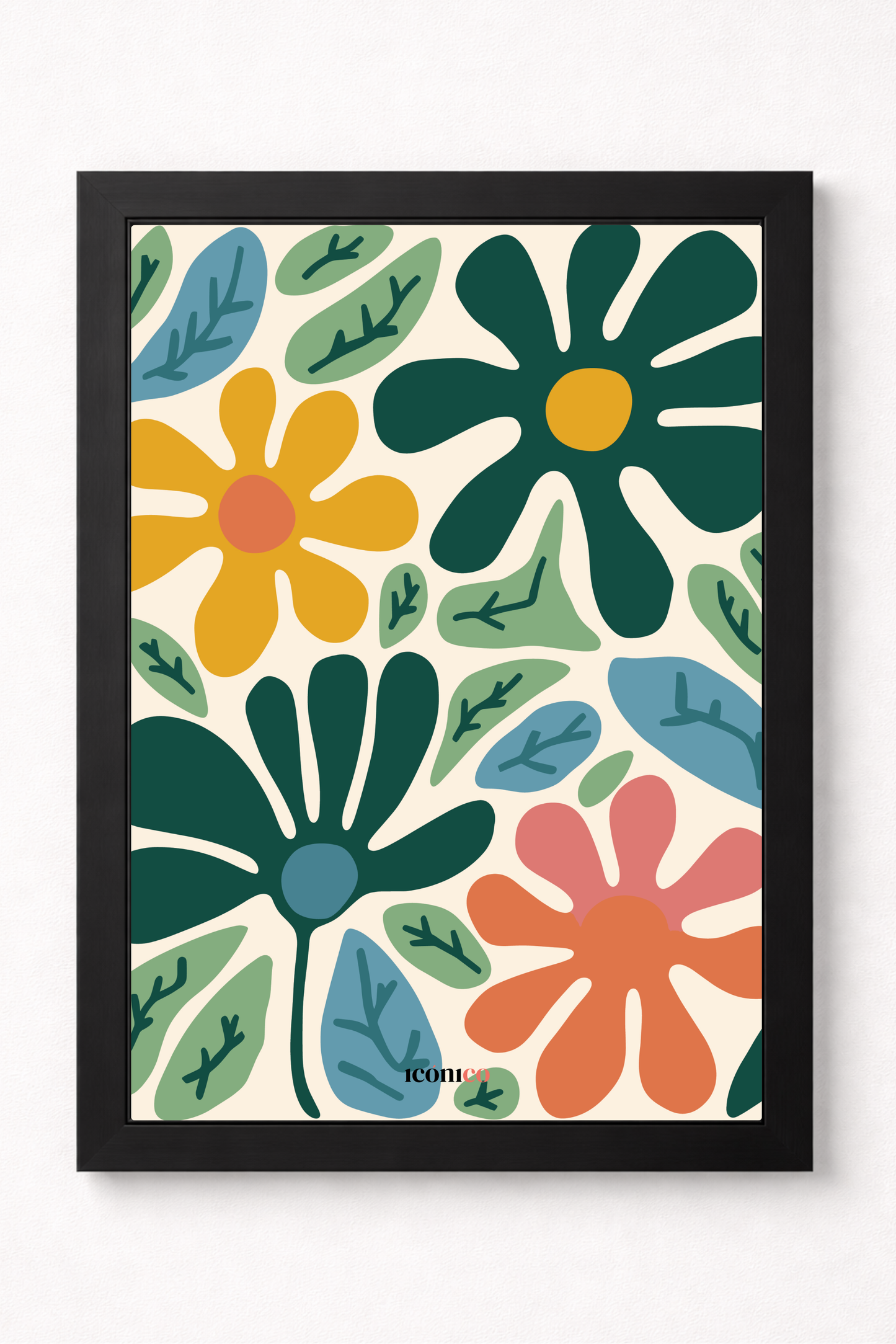Flores: Tapiz Botánico 70s