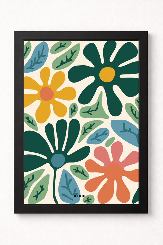 Flores: Tapiz Botánico 70s