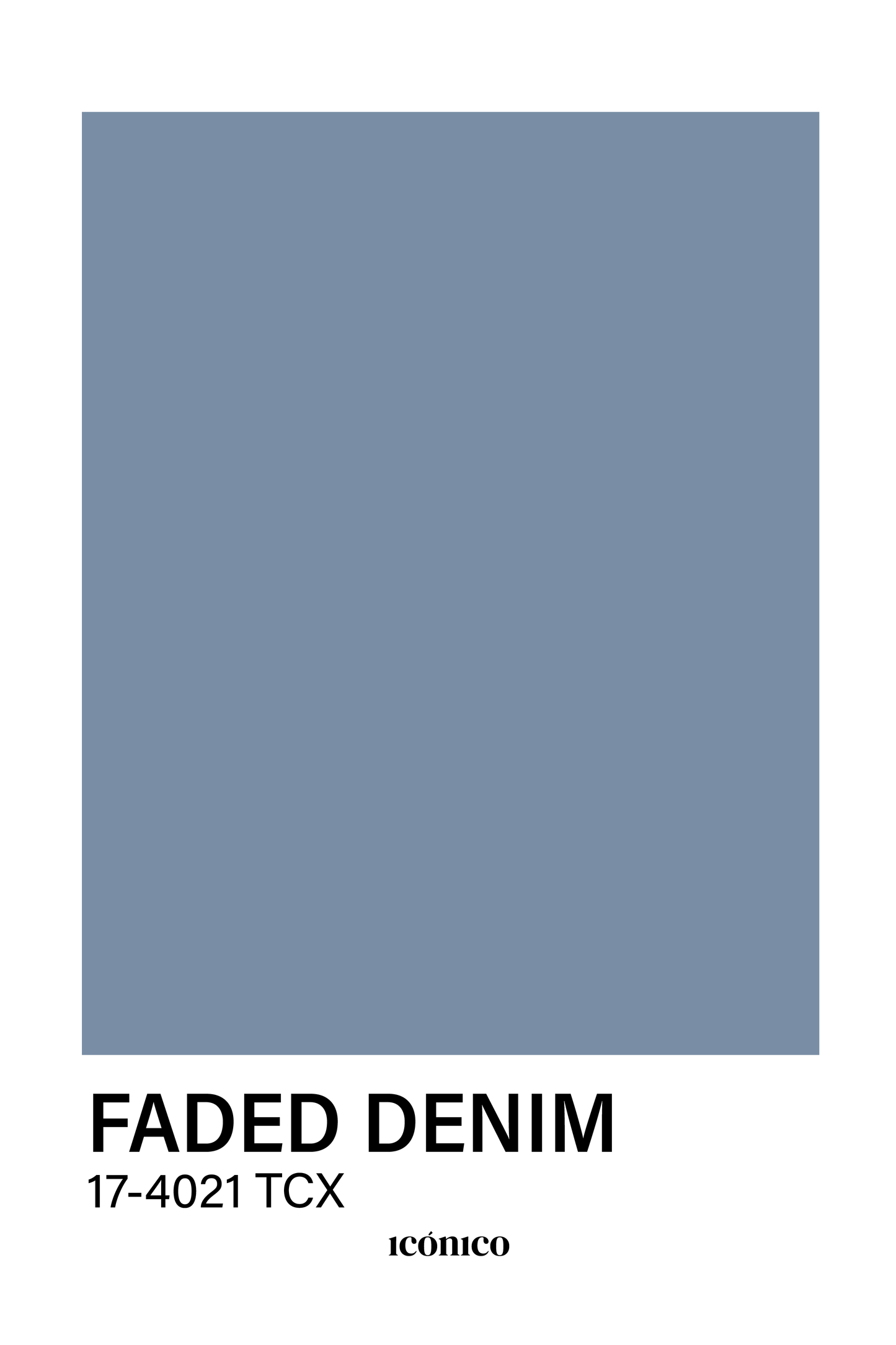 Colores: Faded Denim