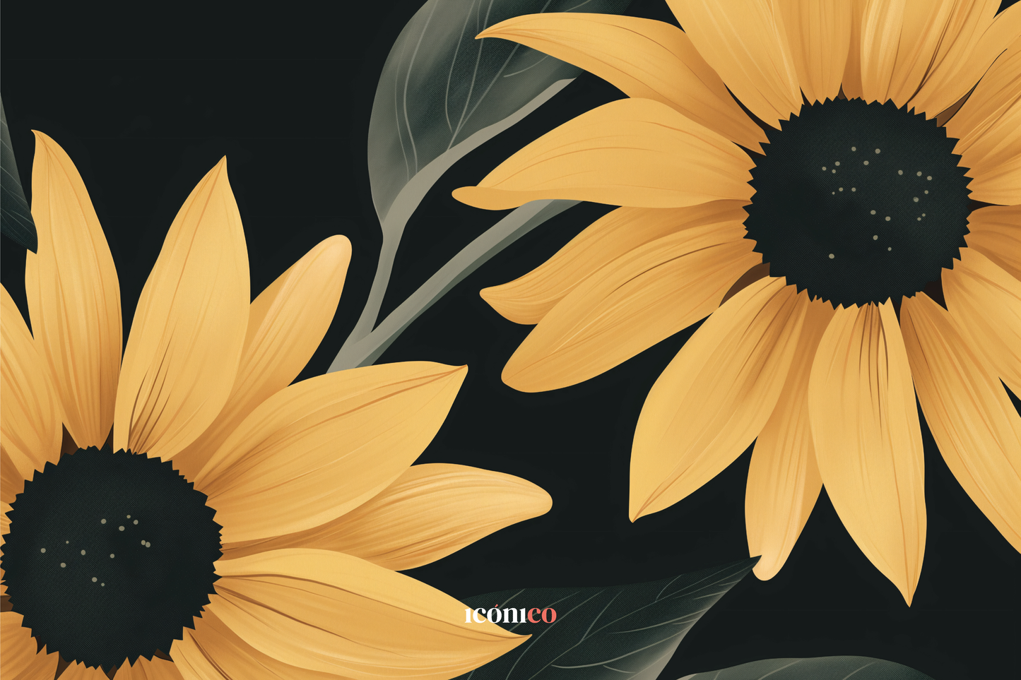 Flores: Girasoles al Atardecer