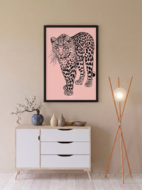 Leopardo en Rosa